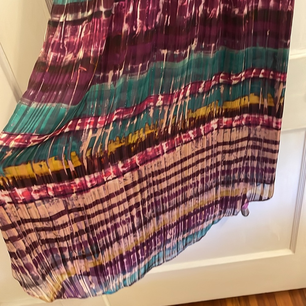 New Ramy Brook Harrison Sangria Stripe Midi Dress size XXS - Picture 7 of 16